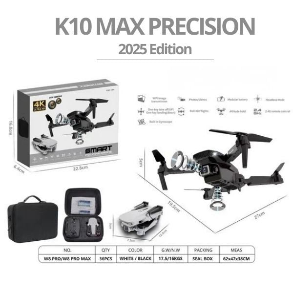 Dron K10 Max Precision con Doble Cámara 4K